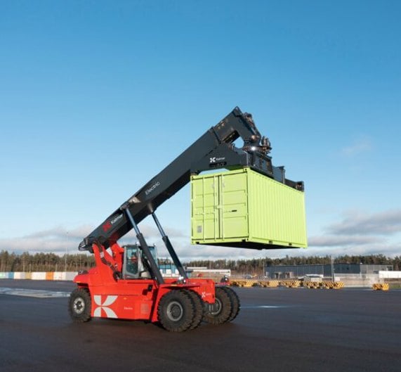 Kalmar Reachstacker for empty and semi-laden container handling