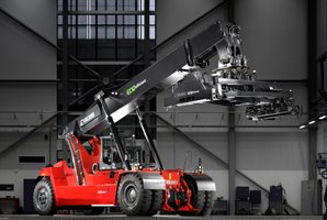 Kalmar eco reachstacker reduces fuel consumption by up to 40% Kalmar Eco Reachstacker